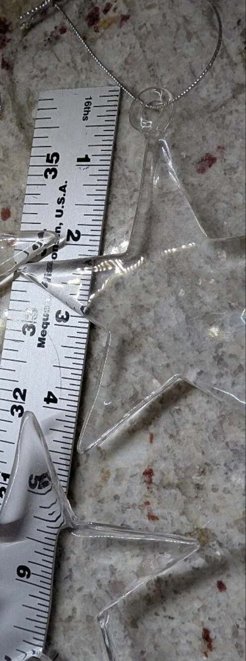 Vintage clear acrylic